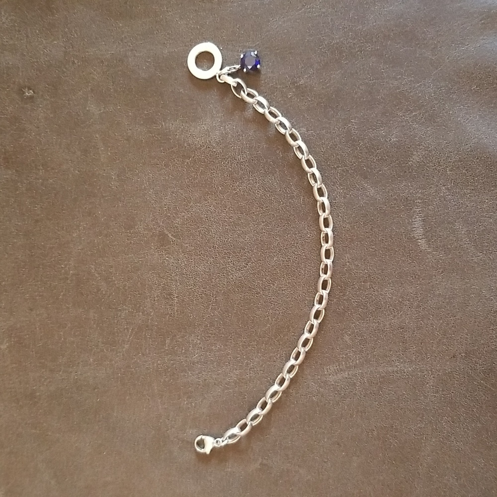 Thomas Sabo Charter Club Vintage Sterling Silver 925 Chain Link Charm Bracelet
